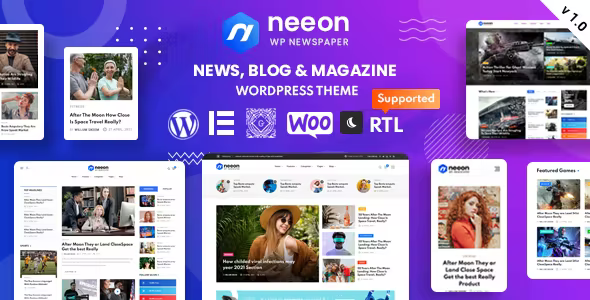 Neeon - WordPress News Magazine Theme