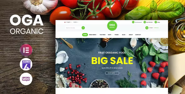 OGA - Elementor WooCommerce Theme