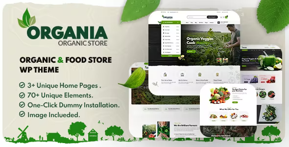 Organia - Organic Food Store WordPress Theme
