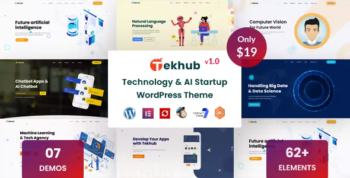 Tekhub - Multipurpose Technology WordPress Theme