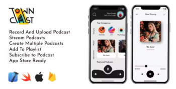 TownCast - iOS Multi-Podcast App