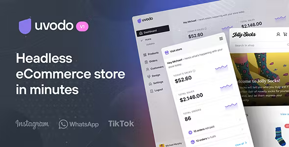 Uvodo - Headless eCommerce Platform PHP & JS (White Label)