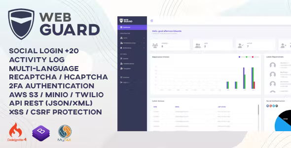 WebGuard - Advanced PHP Login and User Management