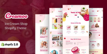 Creamoo - Ice Cream & Cake Shop Shopify Theme