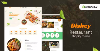 Dishey - Online Food & Restaurant Store Shopify Theme
