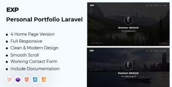 EXP - Personal Portfolio Laravel