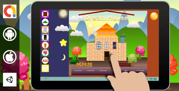 Edukida - Dream House Unity Kids Game With Admob For Android and iOS