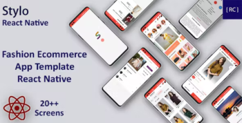 Fashion Ecommerce Android App + Fashion Ecommerce iOS App Template - React Native - Stylo