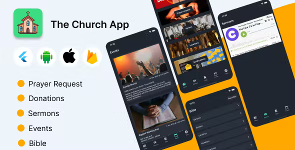 Flutter Church APP - The Church App
