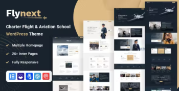 Flynext - Multipurpose Aviation WordPress Theme + RTL