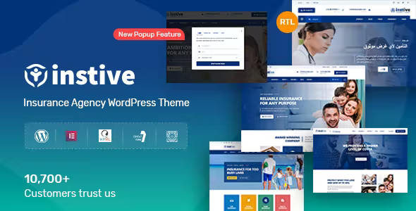 Instive - Insurance WordPress Theme