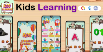 Kids Learning flutter app - All In One Learning - Flutter Android & iOS App