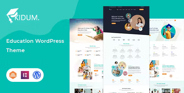 Kidum - LMS & Education WordPress Theme