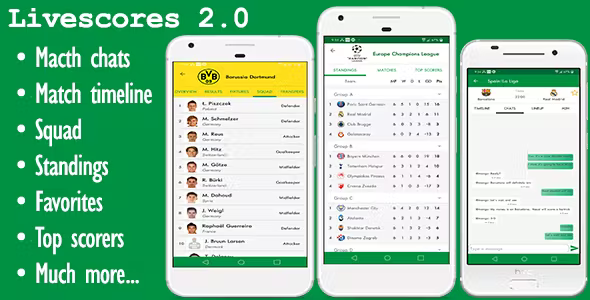 LiveScore – Football Android Full App (Admob)