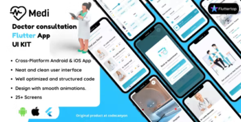 Medi - Doctor Appointment Booking Flutter App UI Template