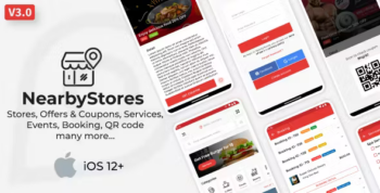 Nearby Stores iOS - Offers & Coupons, Events, Restaurant, Services & Booking