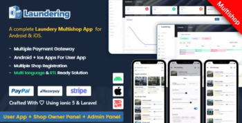 On Demand Laundry Marketplace App Full Solution