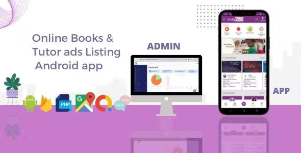 Online books and tutor ads listing android app - With full admin panel