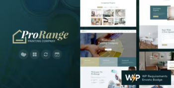 ProRange - Painting & Renovation Construction Company WordPress Theme