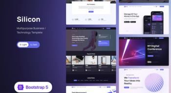 Silicon – Business / Technology Template + UI Kit