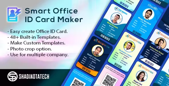 Smart Office ID Card Maker - Professional ID Card in Minutes