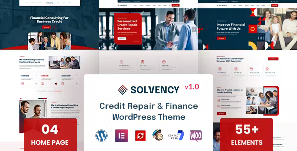 Solvency - Finance & Credit Repair WordPress Theme