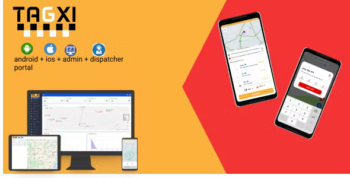 TAGXI - Taxi Application - Uber clone - Android + IOS + Dashboard