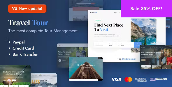 Travel Tour - Travel Booking WordPress