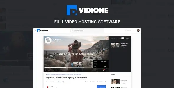 Vidione - online media platform software + monetization