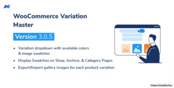 WooCommerce Variation Master