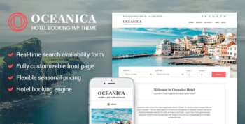 WordPress Hotel Booking Theme - Oceanica