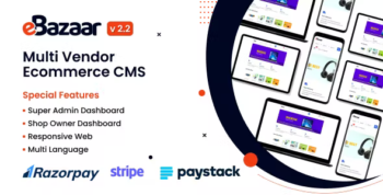 eBazaar - Multi Vendor E-Commerce CMS
