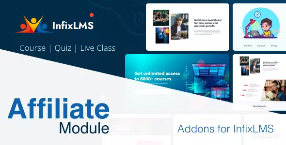 Affiliate add-on - Infix LMS Laravel Learning Management System