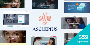 Asclepius - Doctor, Medical & Healthcare WordPress Theme