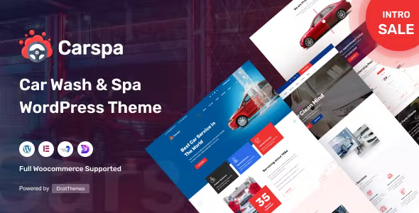 Carspa - Car Wash & Cleaning WordPress Theme