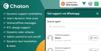 Chaton - WhatsApp Chat WordPress Plugin