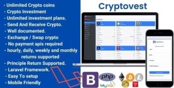 Cryptovest - A crypto investment and wallet platform