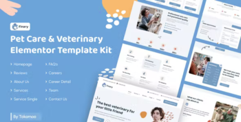 Finary - Pet Care & Veterinary Elementor Template Kit