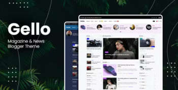 Gello - News & Magazine Blogger Theme