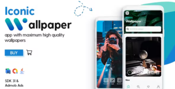 Iconic Wallpaper - Wallpaper Android App with - Admob Ads