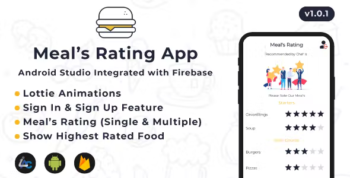 Meal's Rating App - Android Studio Integrated with Firebase