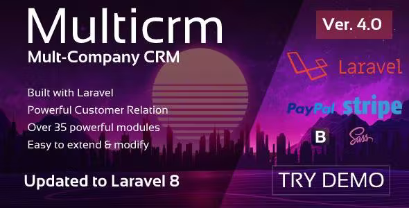 Multicrm - Multipurpose Laravel CRM