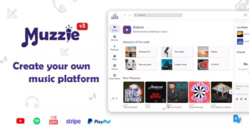 Muzzie - Music, Podcast & Radio Streaming Platform