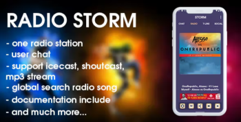 Radio Storm - Android radio application with more additional features
