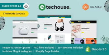 Techhouse - Electronics & Gadgets Shopify Theme