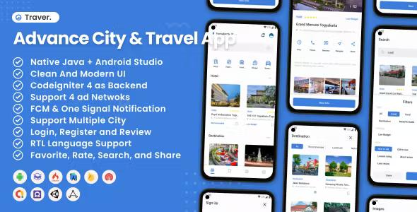 Traver - City & Travel Android App 1.0