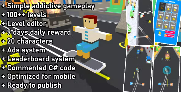 Unity Game Template - Highway Surfer