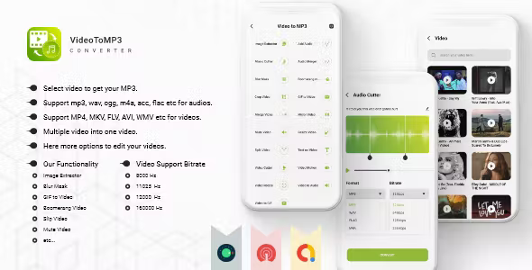 Video to MP3 Converter - Mirror - Resize - Blur Mask - Split Video