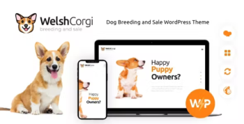 Welsh Corgi - Dog Breeding and Sale WordPress Theme