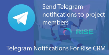 RISE CRM Plugin - Telegram notifications for project members